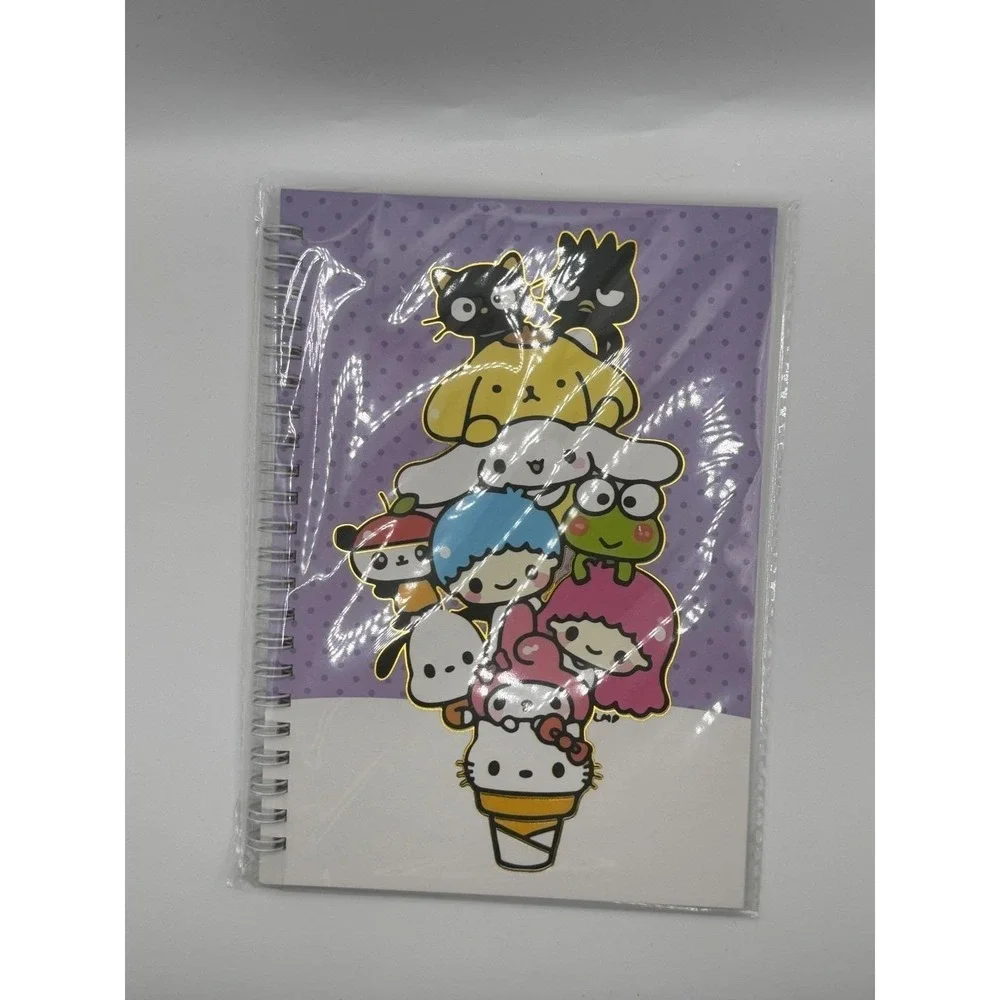 Sanrio Stationery & Keychain Bundle‎ – Notebook, sticky notes, keychains